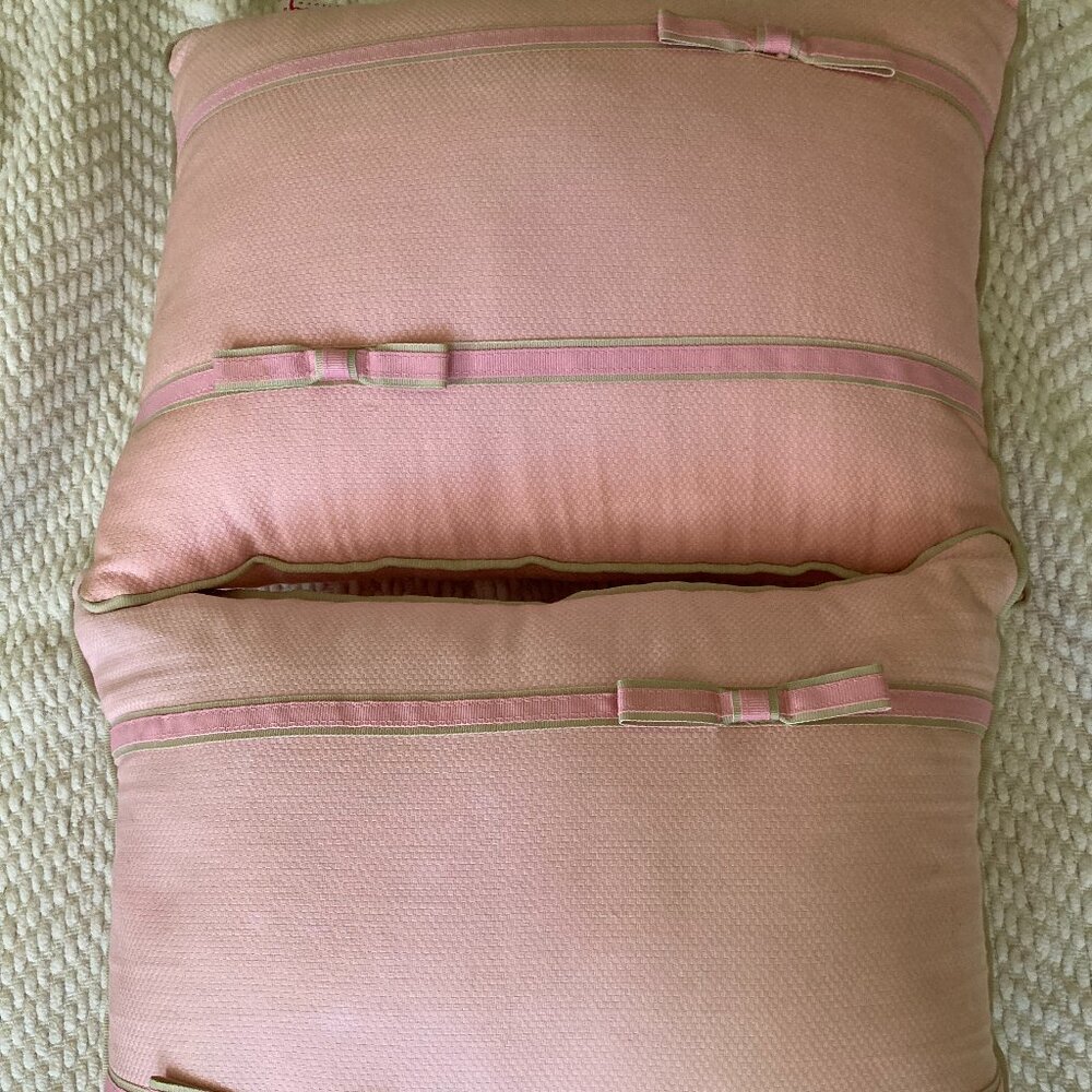PRE OWNED TWO LILLY PULITZER TOSS PILLOWS